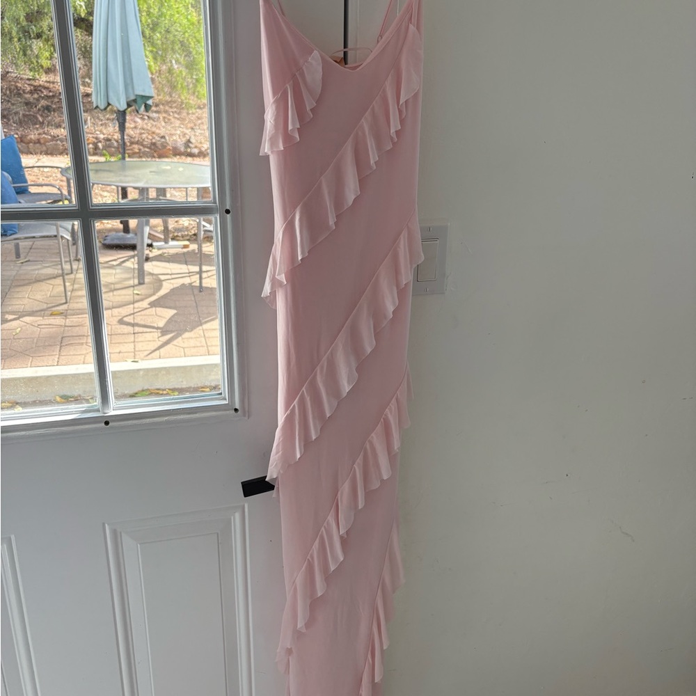 Pink Ruffled Dress